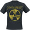 Megadeth Large Rip Nuclear Logo Homme T-Shirt Manches Courtes Noir M