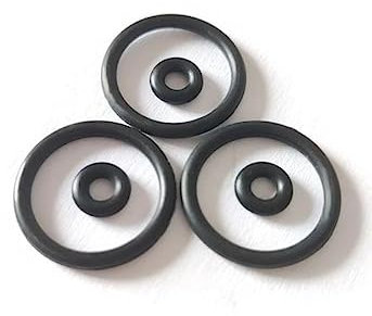 10 Stück Dicke CS 2 mm NBR O-Ring Gummidichtung Dichtung Außendurchmesser Außendurchmesser 5 mm ~ 170 mm Nitril-Butadien-Gummi-Unterlegscheibe-120 x 116 x 2 mm, schwarz, 50 Stück