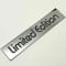 Limited Edition Car Metal Abzeichen Aufkleber Selbstklebendes Klebeband Silber
