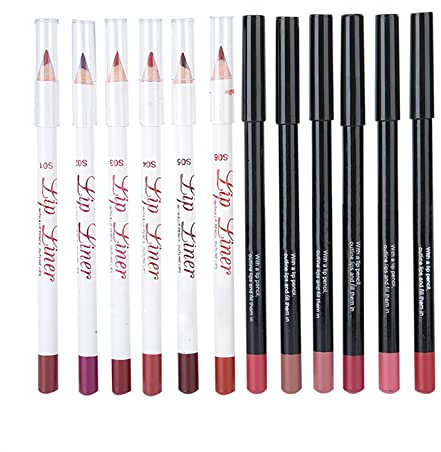 Italia Lipliner Werpro 14×4×4 12 Farben Set Wasserfester, Langlebiger, Matter Lippenstift, Sexy Lipliner, Bleistift, Make-up, Kosmetik, Schönheit
