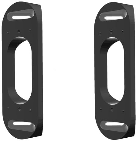 GESTECH Fixed 30 / 45 Degree Angle Corner Mount for Reolink Video Doorbell 2k Wired PoE WiFi (30° & 45° Twin Pack)