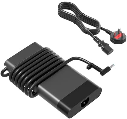 HSXIRQA 200W Caricatore Compatibile Con HP Omen 15 16 17 Inch 15-ax 15-ce 15-dc 15-ek 15-dh 15-en 16-c 16-b 16-wd 16-xd 17-an 17-cb 17-w 15-5000 Gaming Laptop TPN-DA10 Cavo di alimentazione