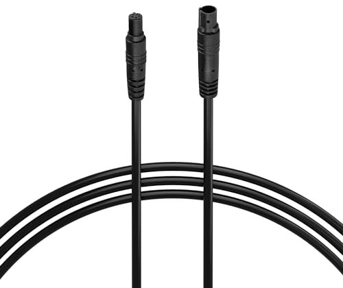 GINTOOYUN Dash Cam Extension Cable 4-Pin Male to Female Waterproof and Shock-Absorbing Car Mounted Camera Adapter Cable for Vehicle Backup Monitoring System(6.5FT) (5-pin)