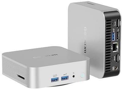 GEEKOM A7 Mini PC, AMD Ryzen 9 7940HS Mini PC Windows 11 Pro (8 Kerne 16 Threads, bis zu 5,2 GHz) 32GB DDR5 2TB SSD Mini Computer | AMD Radeon 780M | BT5.2 | Wi-Fi 6E | 8K