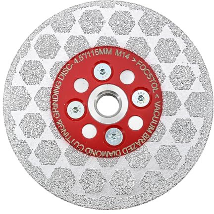Disco Diamantato 115mm per Piastrelle - FOCSTOL Dischetti Diamantati Piastrelle per Gres Porcellanato Piastrelle Ceramica Marmo Quarzo