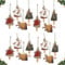 16 Stück Engel Anhänger Weihnachtsdeko Weihnachtsanhänger, Schutzengel Weihnachtsbaum Dekoration Christbaumschmuck ﻿