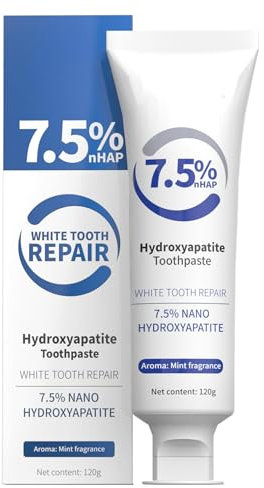 Hydroxyapatit-Zahnpasta für fortschrittlichen Zahnschmelzschutz, SP-6 Probiotische Whitening Zahnpasta – verbesserte Formel mit 6 Probiotika, fluoridfrei, sp-6 Ultra Whitening Zahnpasta (1 Stück,