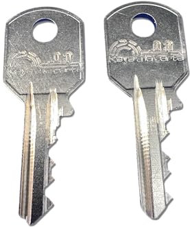 Replacement Key for Steelcase & Yale File Cabinets – S123 Code, Cut on S1041JA Key Blank – KEYSALACARTE Brand