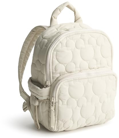 Vera Bradley Damen Disney Featherweight Small Banbury Backpack Rucksack, Bimsstein, One Size