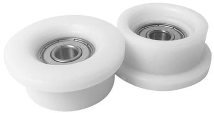 Teron 4 PCS Rowing Machine Bearings Rollers,Rowing Wheel Bearing Roller Equipment for Fitness Training Exercises,42x18mm