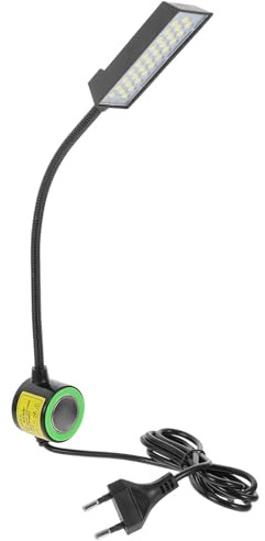 HOLIDYOYO Magnetische LED Leuchte für Nähmaschine Schwarz, 1 Stück | Nähmaschinen Arbeitsleuchte, Abs LED mit Magnetfuß, Hohe Helligkeit, Niedriger Verbrauch, Blendfrei