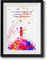 Uhomate C045 Kunstdruck auf Leinwand, Motiv Der kleine Prinz, inspirierende Zitate, für Wohnzimmer, Schlafzimmer, Badezimmer, 33 x 48 cm