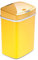 Ninestars DZT-12-5YL Bedroom or Bathroom Automatic Touchless Infrared Motion Sensor Trash Can, 3 Gal 12 L, ABS Plastic (Rectangular, Yellow) Trashcan