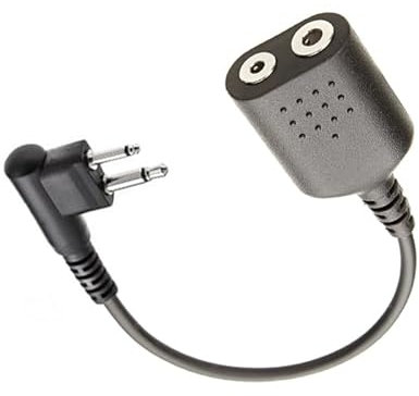 ICOM 2 Pin Earpiece to MOTOROLA DP1400 CP200 CP040 GP300 GP88 CLS1110 XT420 XT460 Radio Adaptor/Connector Block