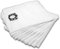 vhbw 20x Sacs compatible avec Kärcher WD 5.300 M, WD 4 V-20/5/22, WD 5.200 M, WD 5.300 aspirateur - microfibre non tissée, 51cm x 43cm blanc