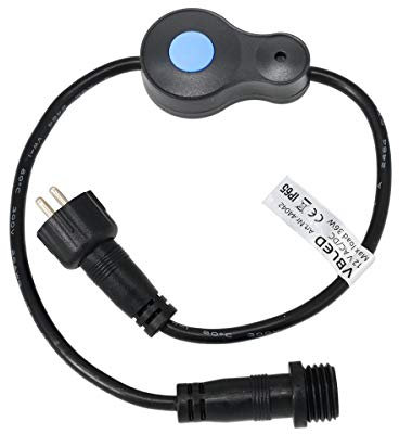 VBLED® 12-24Volt Verlängerungskabel IP65 für Garten-Beleuchtung uvm. (Inline-Schalter)
