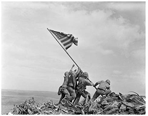 WallBUddy Raising the Flag on Iwo Jima (20cm x 25cm)
