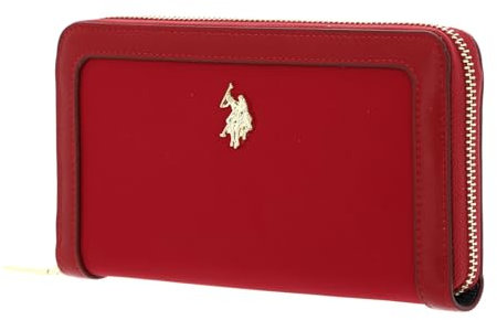 U.S. POLO ASSN. Houston Zip Around Wallet Red