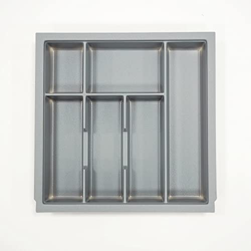 Grey Cutlery Tray for 500mm Blum Metabox Drawer | 429mm L x 431mm W | Storage | Organisation