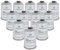 Green Haven Premium 12 Pack C500 Gas Canisters Gas Cartridges for Camping Stoves & More, High Performance Propane-Butane Mix with Resealable Valve Cartridges, EN417 Cartridge