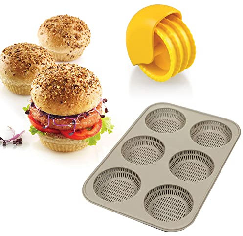 Silikomart - Set Bake 'N Roll und Burgerbrot