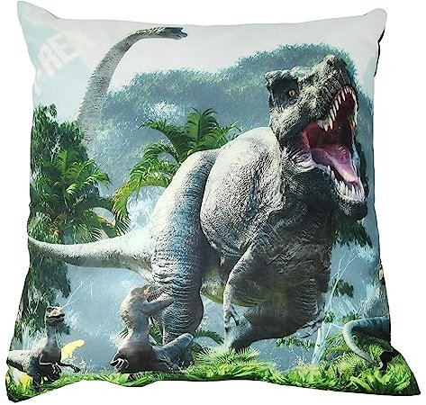 Theonoi Funda de cojín infantil para bebé, sin relleno, de algodón, varios diseños (dinosaurios)