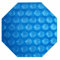EVOLUTION Solarplane Achteck Holzpool 400µm Light-Blue 355cm (FM: 273cm) Geobubble Pool