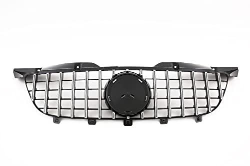 Sport Panamericana GT Grill Kühlergrill passt für Mercedes W906 Sprinter 2006-2013 vor-Facelift chrom + schwarz