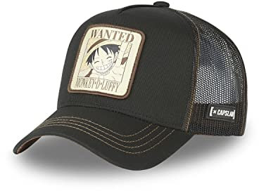 Cap Herren One Piece, Tracker Kappe Herren, Gesucht, Anti-Reizung, Braun/Schwarz/Beige, Einheitsgröße