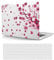 Coque Rigide Compatible avec Macbook Air 13 Pouces Modèle A2337 M1 A2179 A1932 2020 2019 2018 avec Retina Display Touch ID, Ultra Slim Mat Étui Plastique et Housse de Clavier, Fleur Rose