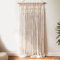 Boho Door Curtain Boho Curtains Braided Cotton Macrame Curtains 39.4x78.7in String Curtains Hanging Decorative Boho Room Divider Boho Curtain for Window Door Wall, No Rod