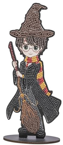 Crystal Art Buddies XL - Kit Original de Diamond Painting, Harry Potter, Colección Harry Potter, Set de Manualidades Para Niños 6+ con Cristales de Resina Brillantes y Soporte de Madera, 20–25 cm