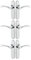 Designer Levers - Marvel Lever Latch Polished Chrome Pack of 3