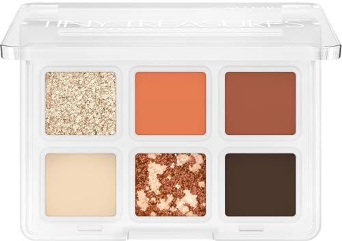 Catrice Cosmetics Tiny Treasures palette di Ombretti, brillante, brillantinata, metallica, opaca (4.2 g)