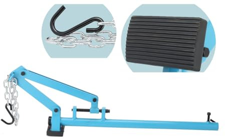QWEXOB Querlenker-Hebelwerkzeug mit Kette Universal-Achshebel Montierhebel Federbein Achsschenkel Heber Radlager Traggelenke Hebel Radlager Werkzeug