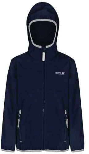 Regatta Kids Lever II Jackets Waterproof Shell Packaway, Breathable & Durable - Perfect for Outdoors, Walking, Hiking & Camping
