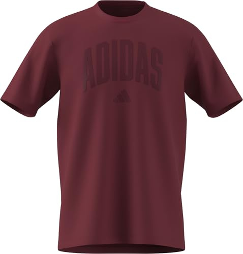 adidas Men's Collegiate Lineage Graphic T-Shirt, Active Maroon, XXL
