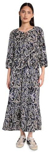 Street One Studio Damen Gemustertes Volant-Kleid
