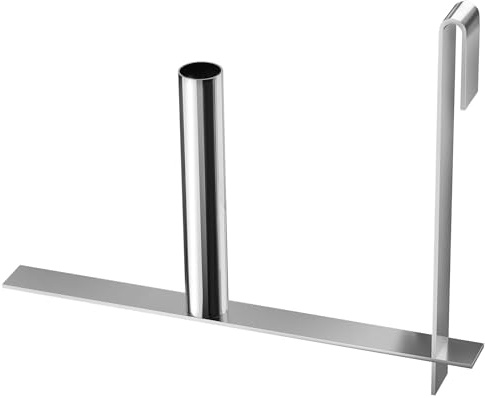 WYYFXY® Abrollhilfe für Sichtschutzstreifen Silber Sichtschutz Abroller Gartensichtschutz Rollhilfe Haken Sichtschutz Metall Abrollhilfe Montagehilfe für PVC Sichtschutzstreifen