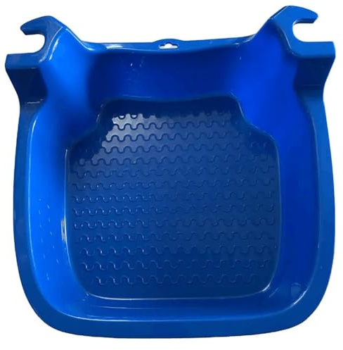 Blmirror Pool Foot Bath, Non-Slip Footbath Tub, for Above Ground Swimming Pools, Spas to Wash Feet Sand, Mounted on Pool Ladder