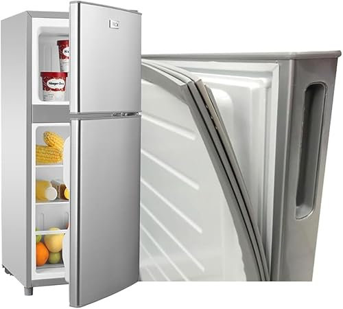 Custom Household Refrigerator Freezer And Commercial Cabinet Door Gasket Magnetic Strip Rubber Seal Strip, Grey