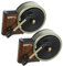 Warmhm Retro Car Air Freshener 2pcs Vinyl Record Player Diffuser for Car Vent Decoration Aromatherapy Turntable Clips for Vehicle Interior