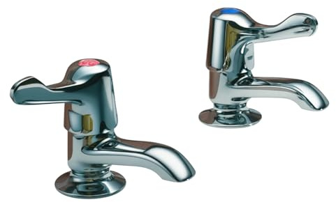 Clever Performa 2159QT Hebel QT Waschtischarmatur kalt | Messing verchromt | Vierteldrehung Keramikscheibenventil
