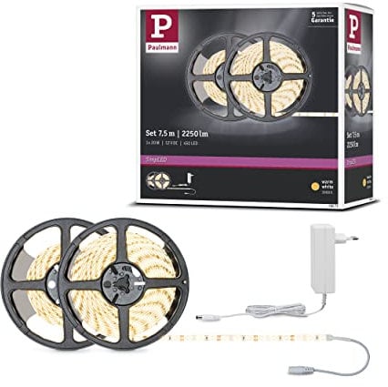 Paulmann 78973 mpLED Strip Set 7,5m 20W Warmweiß beschichtet