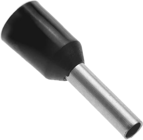 BeMatik - Puntera aislada para crimpar en Cable eléctrico 1.5x8 mm 100 Unidades