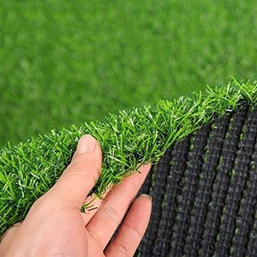 Kunstrasen Rasen Rasen, mit Entwässerungsbohrungen Gummi Backing Klingen Höhe 2cm for Hunde Teppich (Size : 79inx79in)