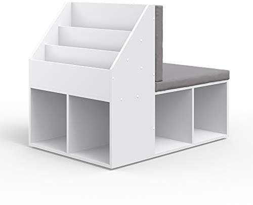 Vicco bibliothèque Enfant Onix, Blanc, 97.1 x 78.4 cm