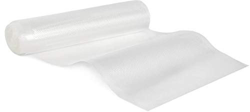 2 Vakuumbeutel Rollen 6 m Länge, 40 cm Breite - goffriert, BPA frei, geeignet für jedes kammerlose Folienschweißgerät. Vakuumrolle für Lebensmittel, Wertgegenstände etc.