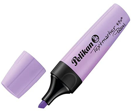 Pelikan 817370 Textmarker 490® Pastell, Lavendel, 10 Stück in Faltschachtel