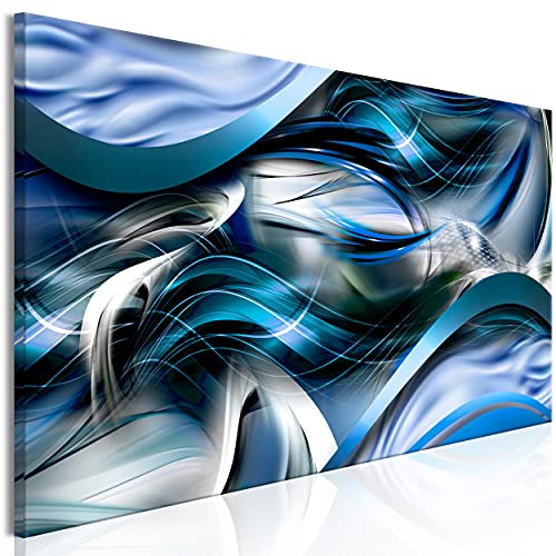 decomonkey Bilder Abstrakt 120x40 cm 1 Teilig Leinwandbilder Bild auf Leinwand Vlies Wandbild Kunstdruck Wanddeko Wand Wohnzimmer Wanddekoration Deko Modern Ornament